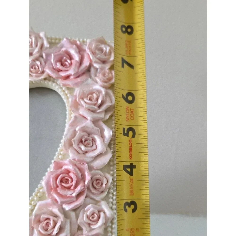 Floral Ceramic Heart Photo Frame